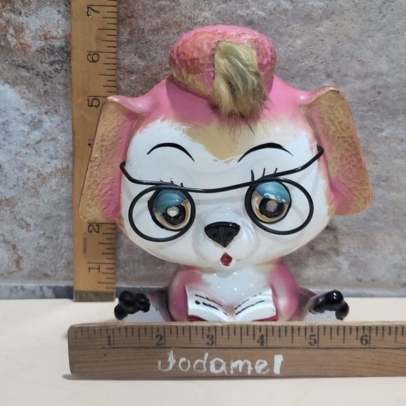 Vintage Lenticular Dog Figurine Made in Japan - Picture 9 of 15